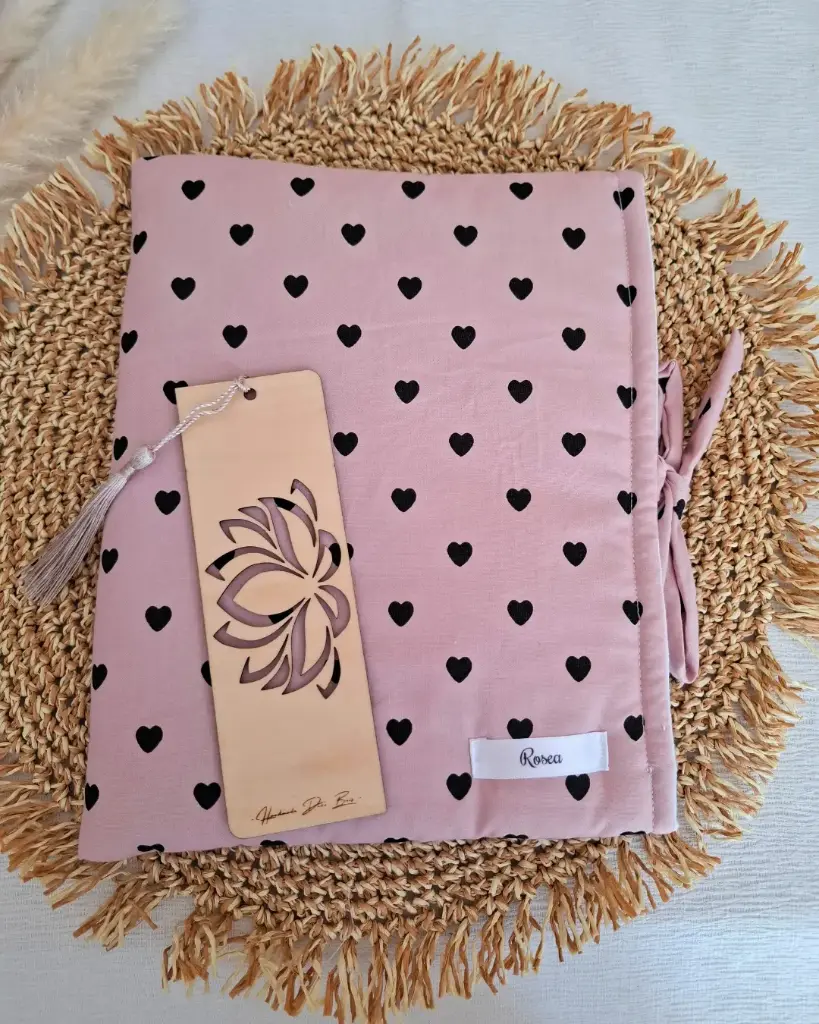 Housse livre broché avec nœud