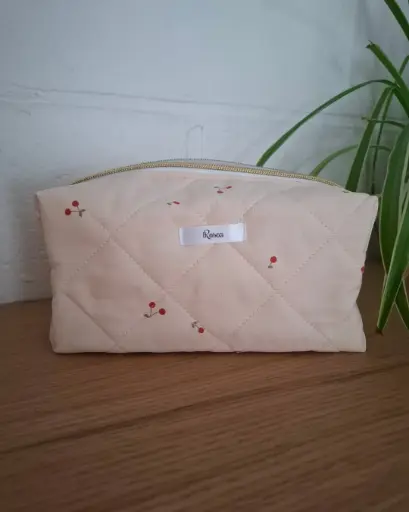 Trousse matelassée